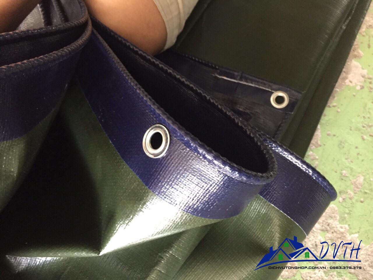 Bạt nhựa xanh cam tại Vĩnh Phúc